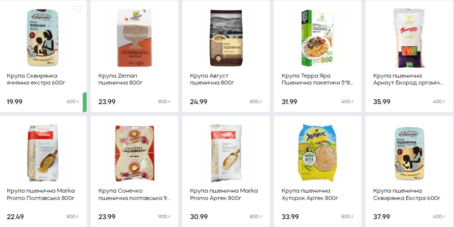 Цены на крупы изменились в начале сентября: что подорожало, а что подешевело